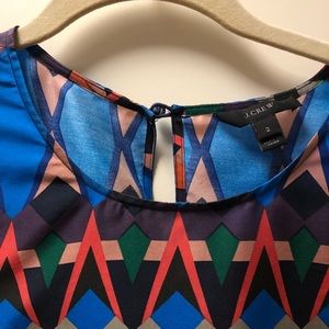 J crew silk shell